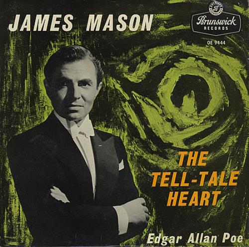 James Mason 50s The Tell Tale Heart UK 7 Vinyl Single 7 Inch Record James Mason 50s The Tell Tale Heart UK 7 Vinyl Single 7 Inch Record